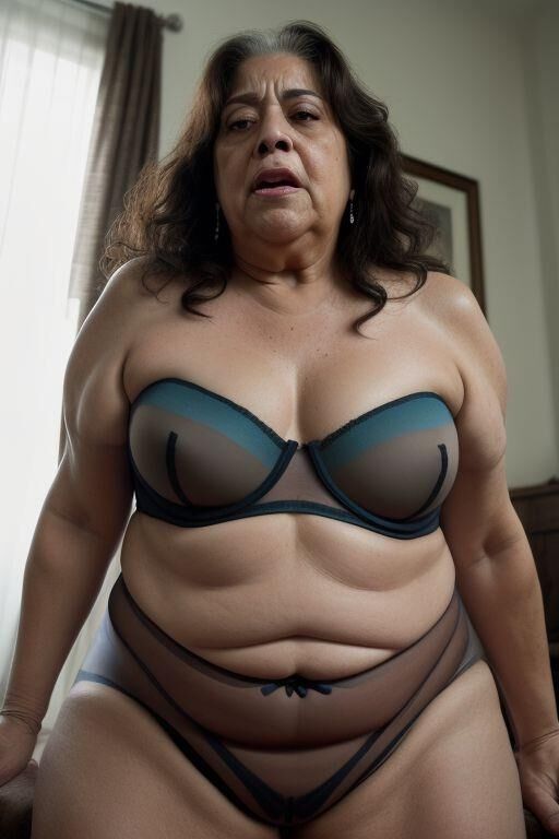 Mature Hispanic Plus-size women