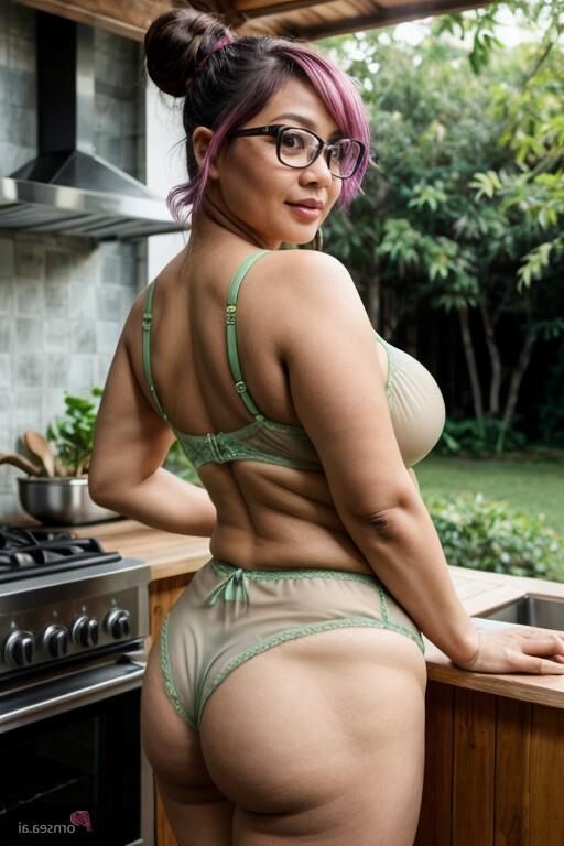 Thai housewife's secret kitchen fantasy