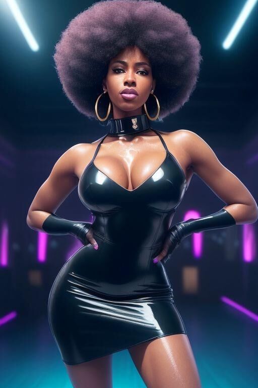 AI-Generated Latex Disco Divas