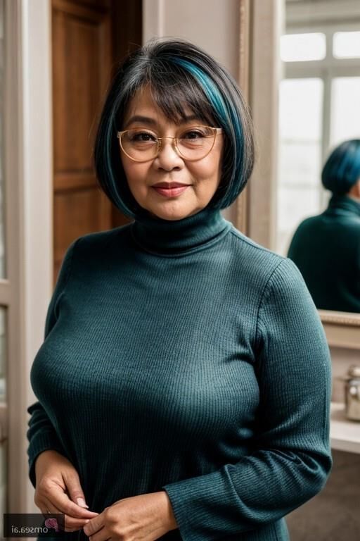 Sexy Oma mit Brille lässt sich in den Arsch knallen