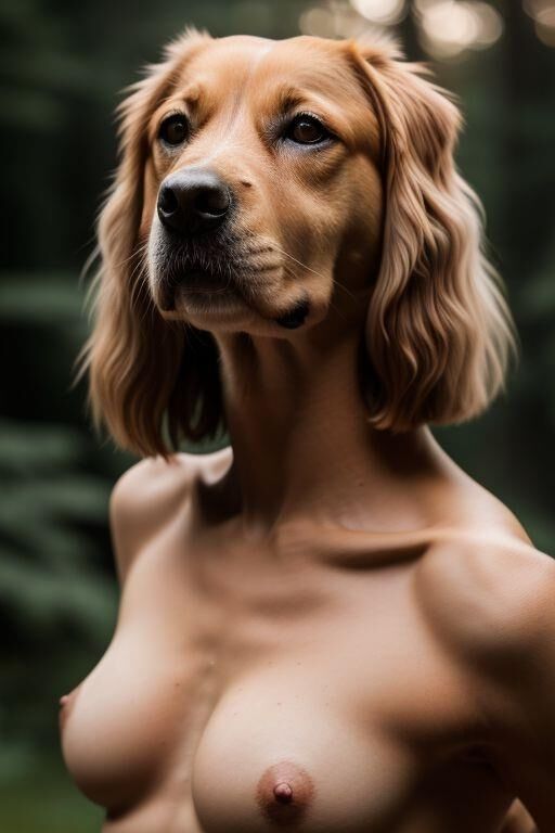 AI Real furry girls - Dog women