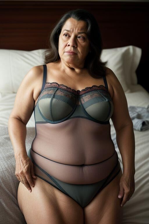 Mature Hispanic Plus-size women