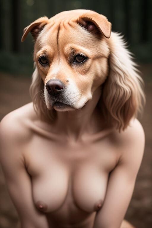 AI Real furry girls - Dog women