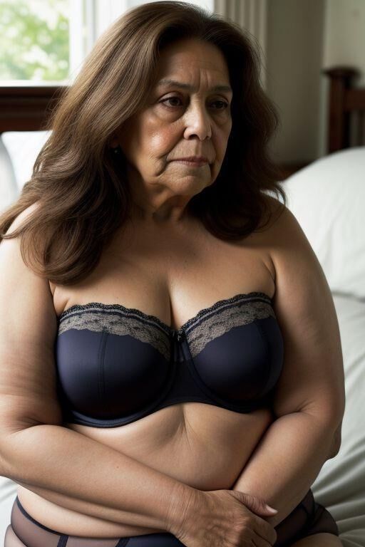 Mature Hispanic Plus-size women