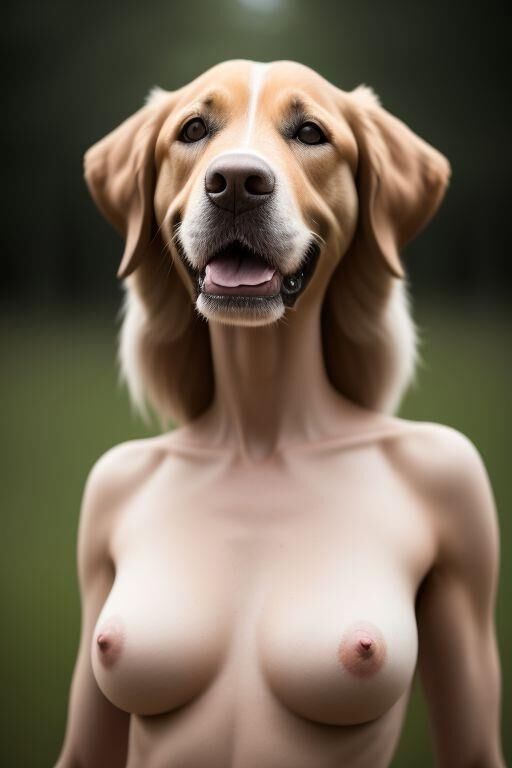 AI Real furry girls - Dog women