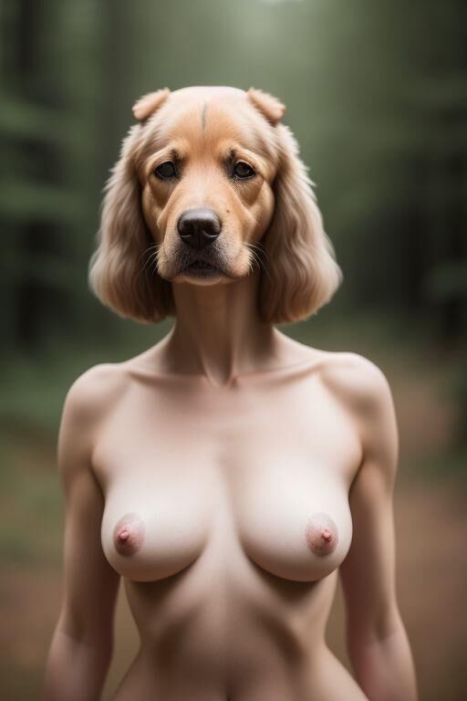 AI Real furry girls - Dog women