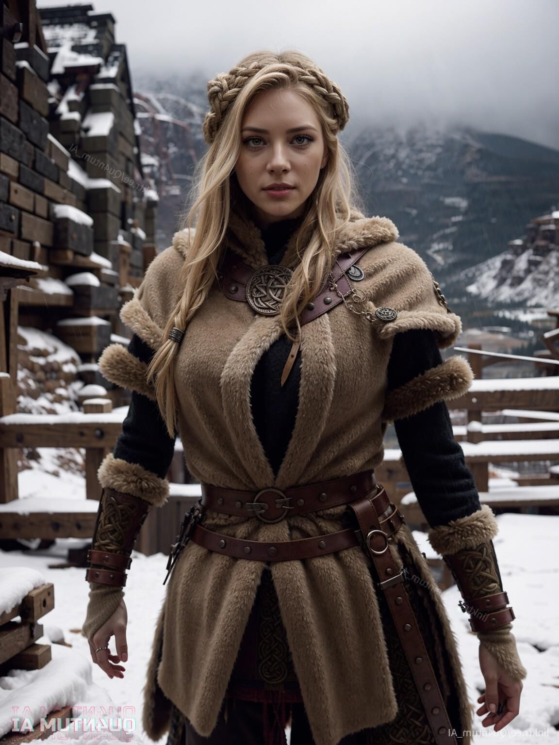 AI Kathery Winnick # Vikings Warrior TV Series Lagertha