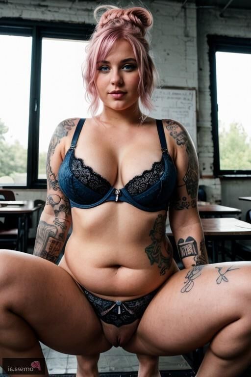 Tatted teacher with a secret fetish