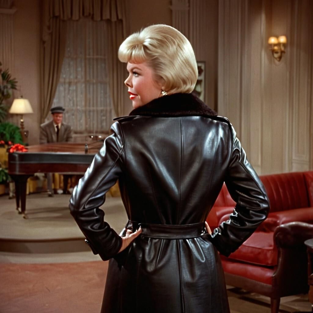 A.I. Doris Day en cuero