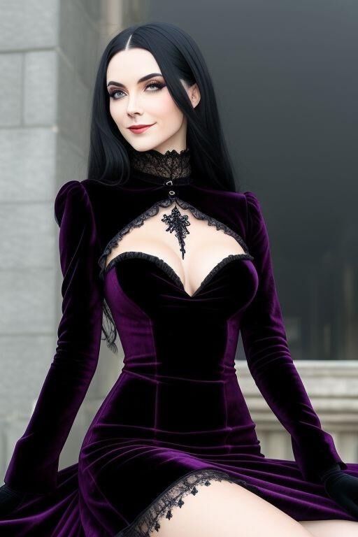 My AI creation: Gothic girls (Bottomless) 02