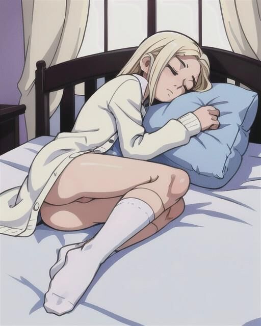 AI généré 758 : Blonde de dessin animé