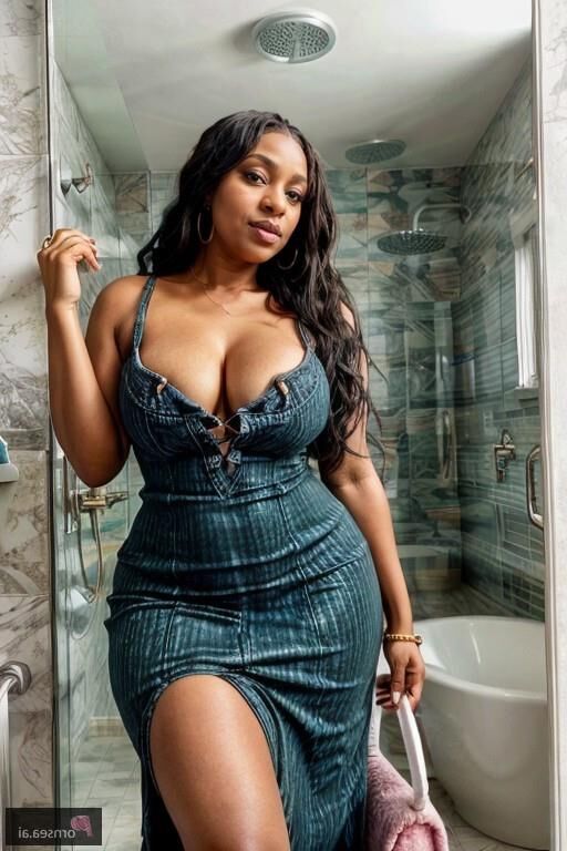 Curvy Nigerian cutie gets wild with her toys