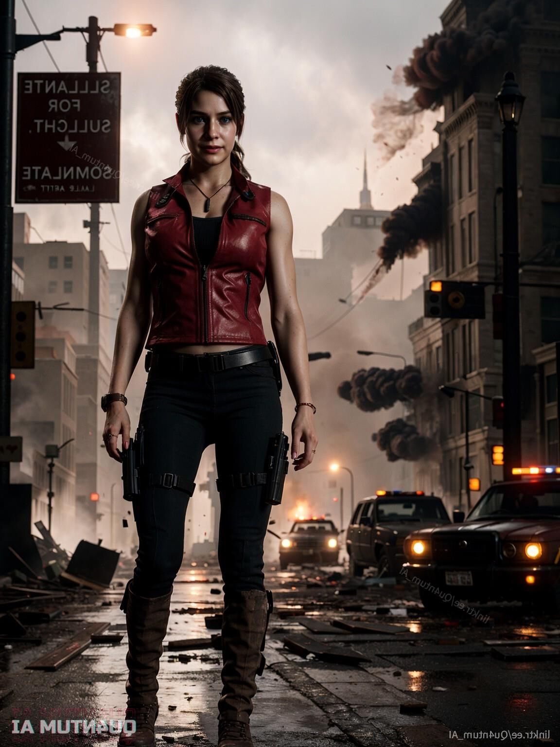 AI Claire Redfield # Resident Evil Horror Game