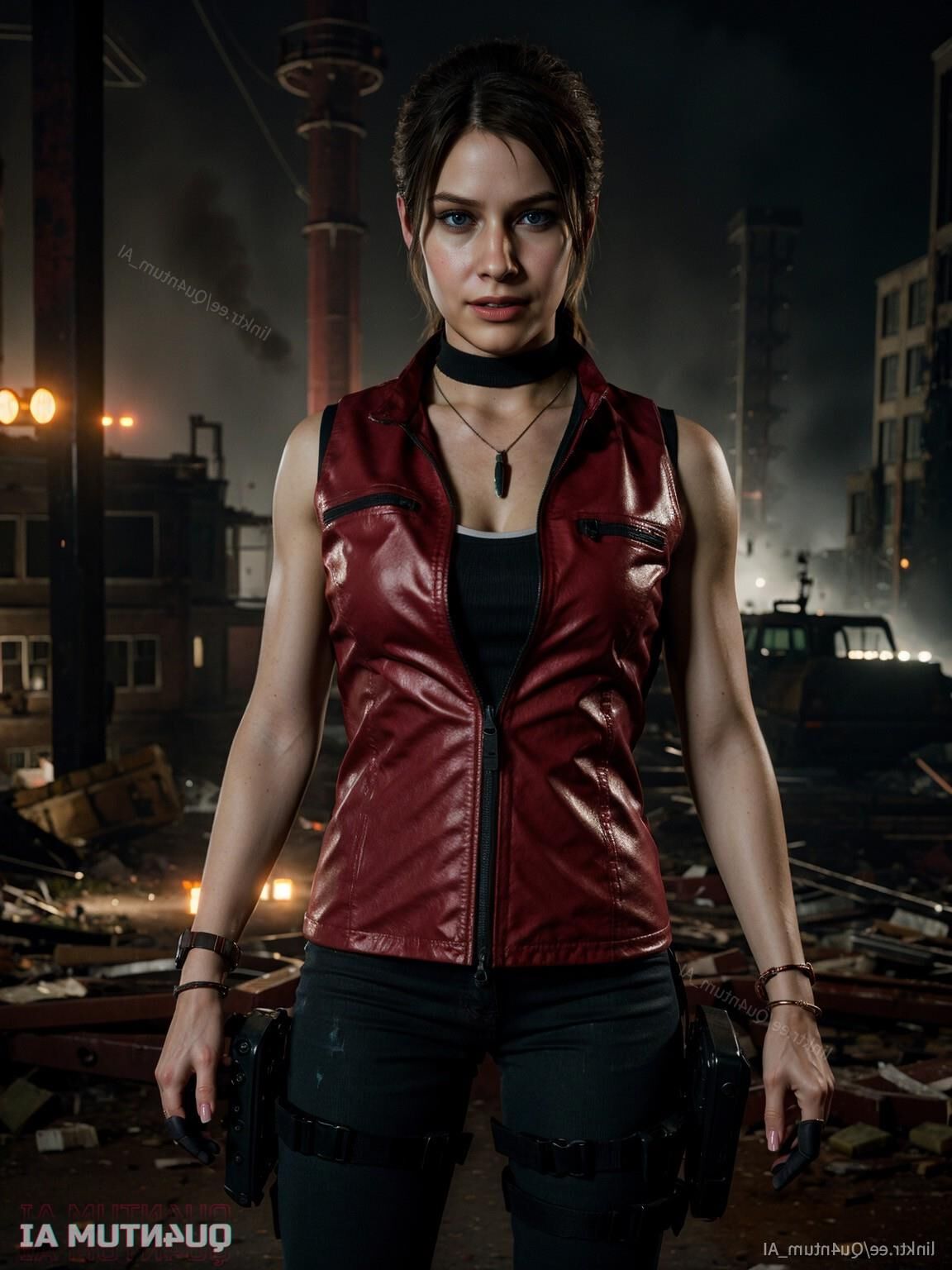 AI Claire Redfield # Resident Evil Horror Game