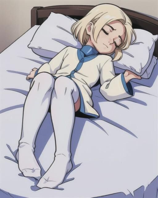 AI généré 758 : Blonde de dessin animé