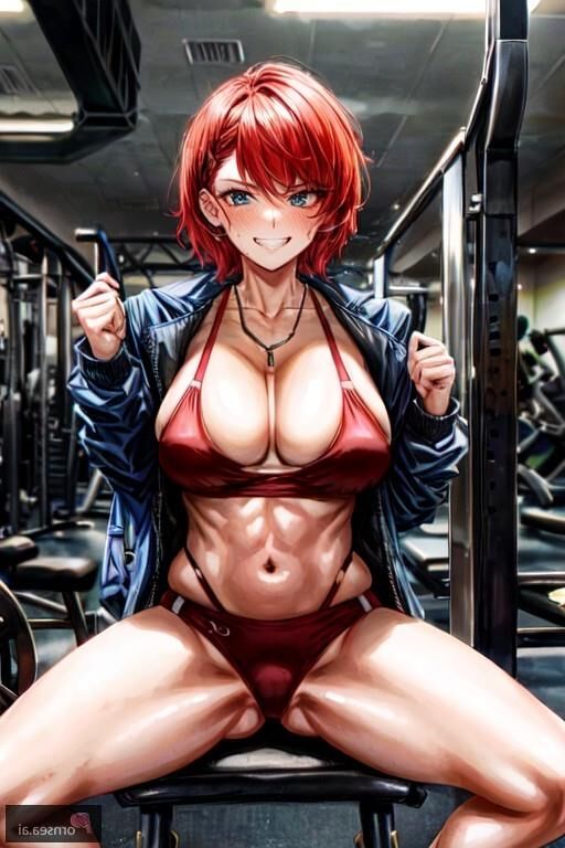 Gym bunny gets pounded hard at the gym