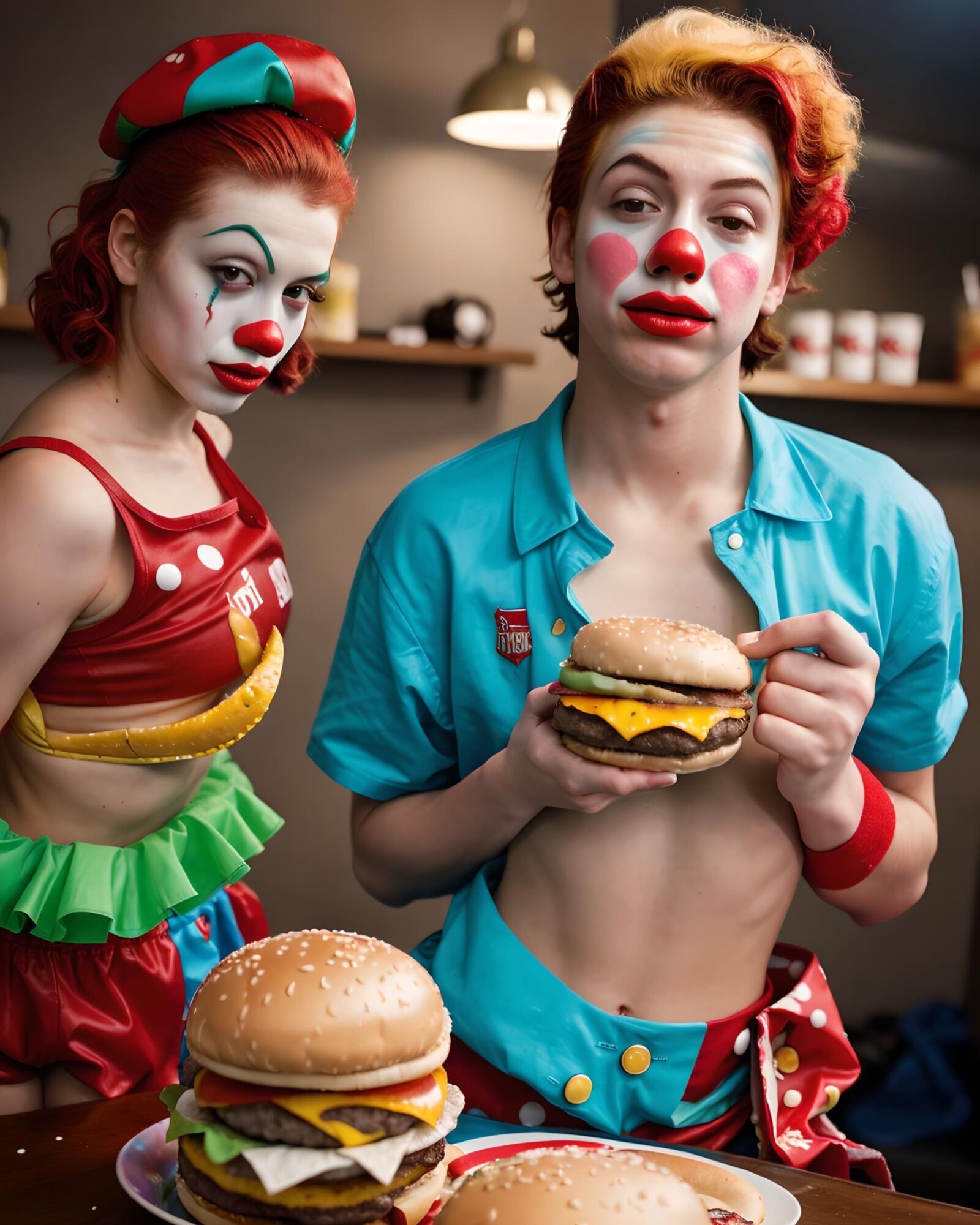 Clown Time Burger Barn