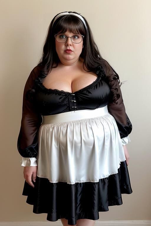 I turned our frumpy maid into a bimbo for my pleasure