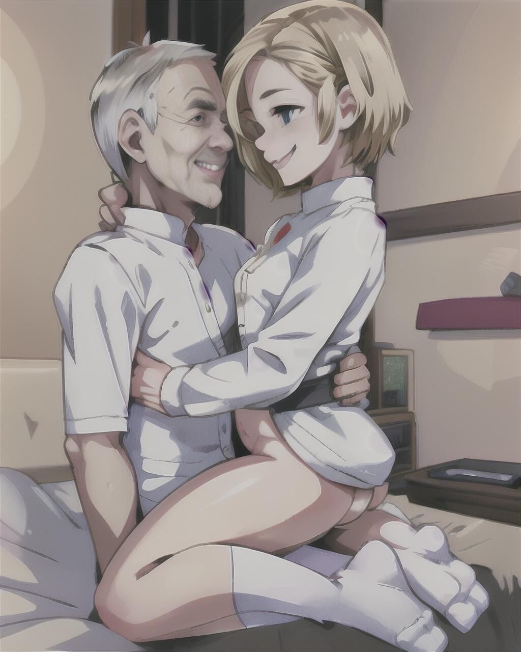 AI généré 758 : Blonde de dessin animé
