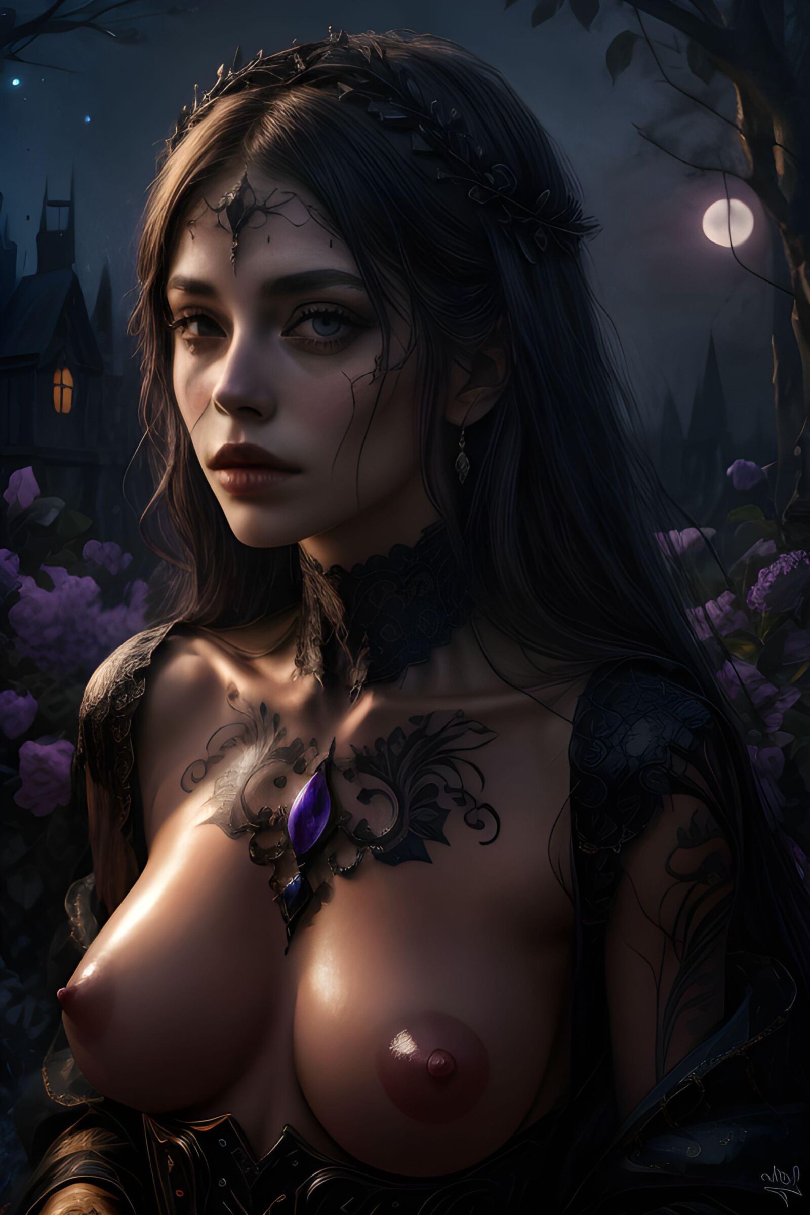 AI Dark Fantasy Princess 1