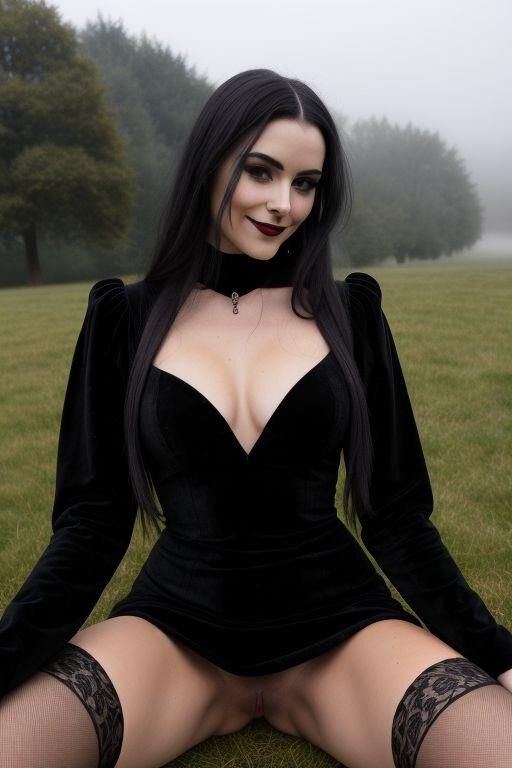 My AI creation: Gothic girls (Bottomless) 02