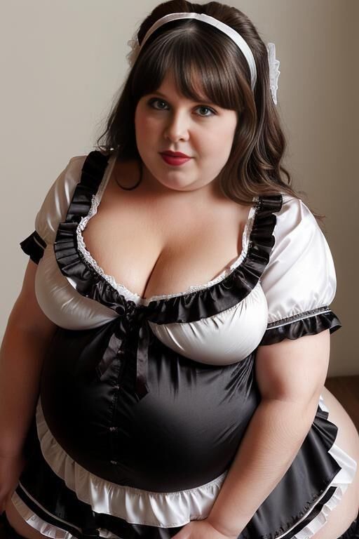 I turned our frumpy maid into a bimbo for my pleasure