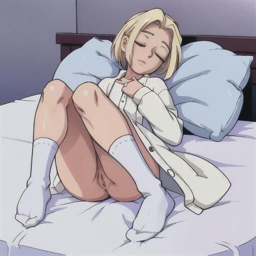 AI généré 758 : Blonde de dessin animé