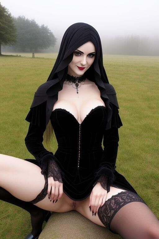 My AI creation: Gothic girls (Bottomless) 02