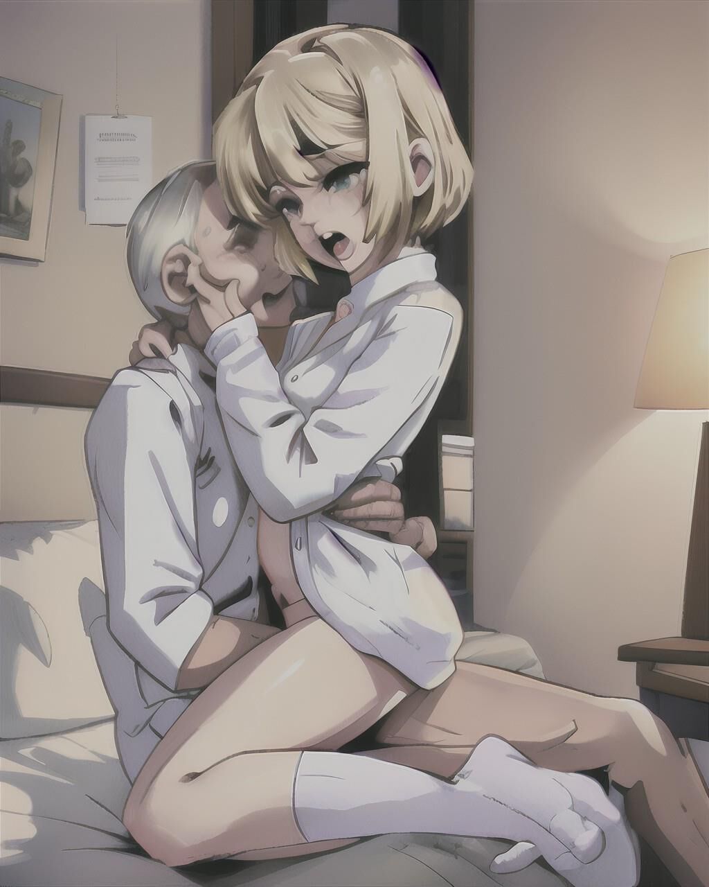 AI généré 758 : Blonde de dessin animé