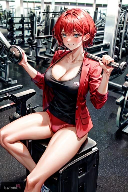 Gym bunny gets pounded hard at the gym