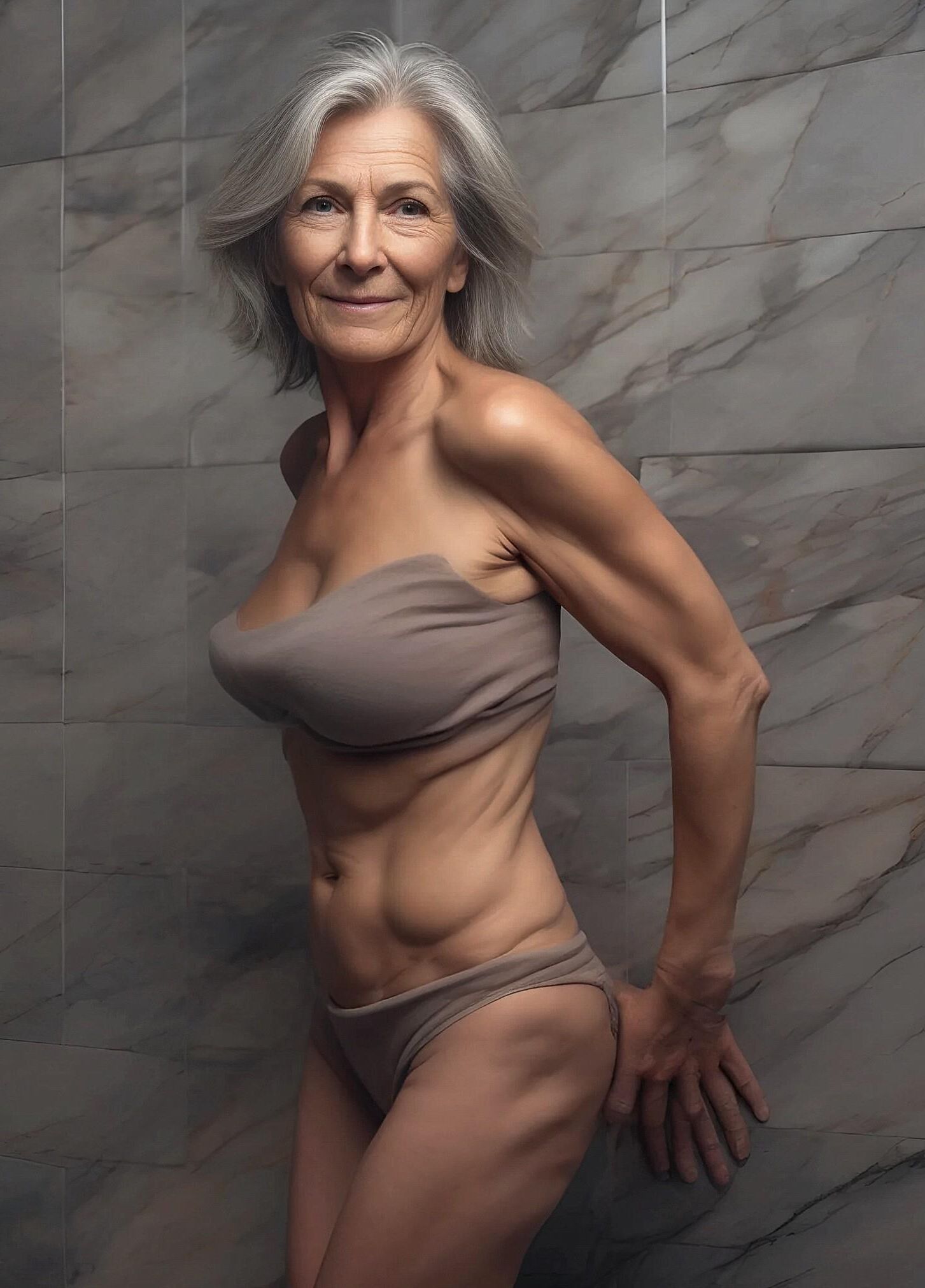 AI GRANNY 141 silver foxes