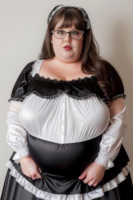 I turned our frumpy maid into a bimbo for my pleasure