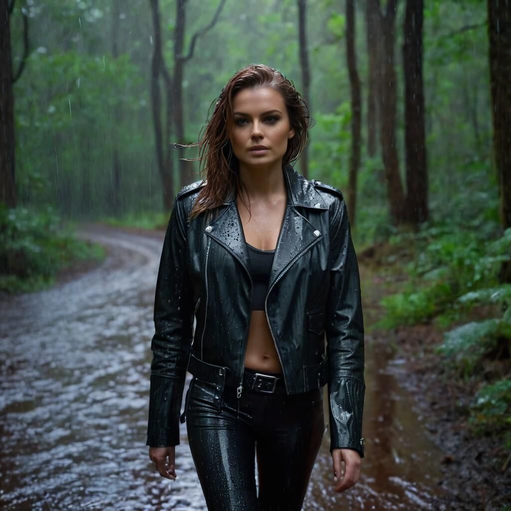 A.I. Rainbabe in Leather