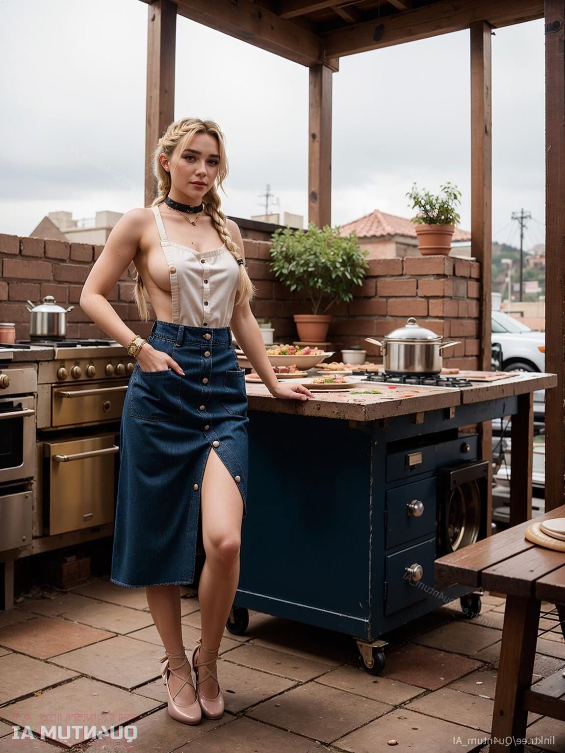 AI Florence Pugh #Cooking Again