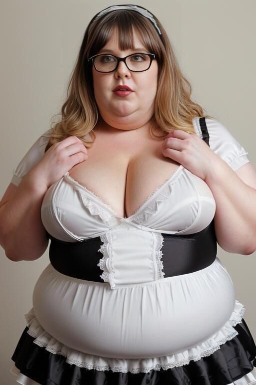 I turned our frumpy maid into a bimbo for my pleasure