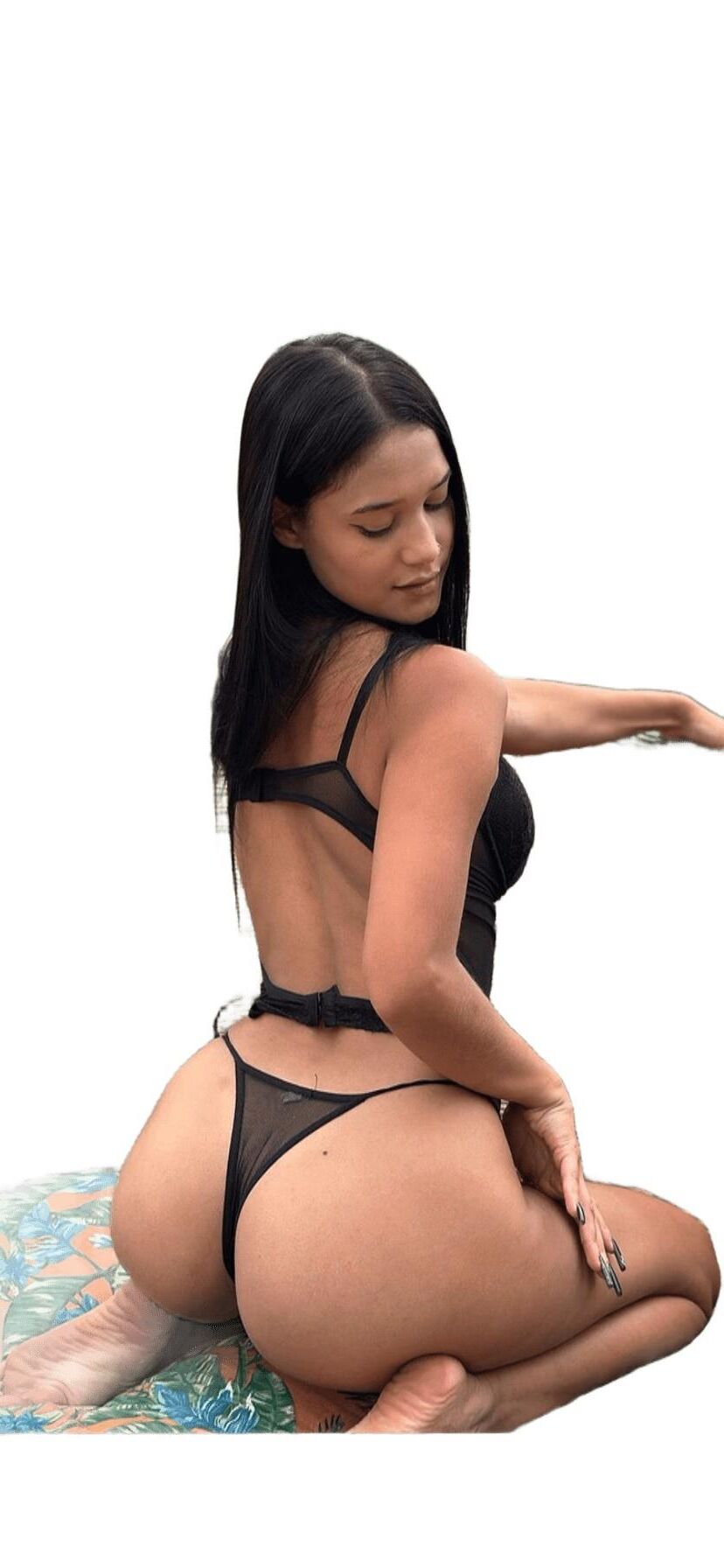 Latina Cute Big Butt Stickers 