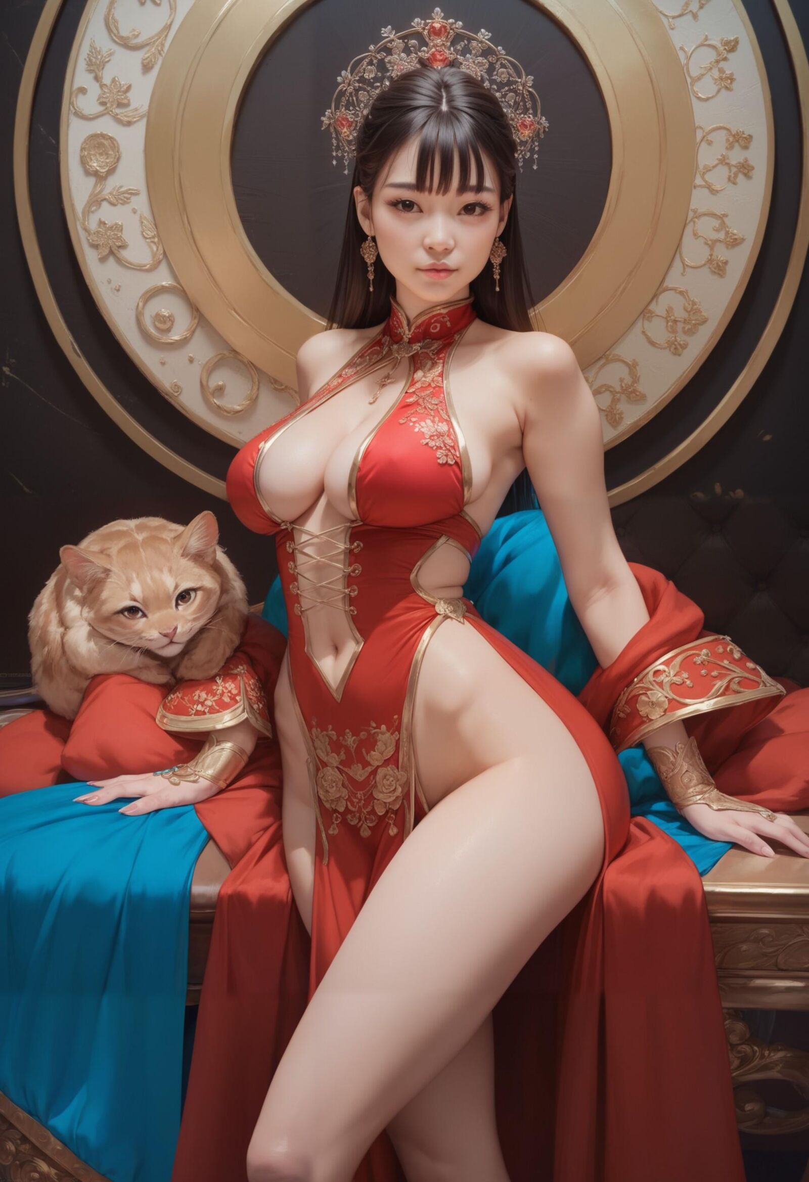 Belleza asiática generada
