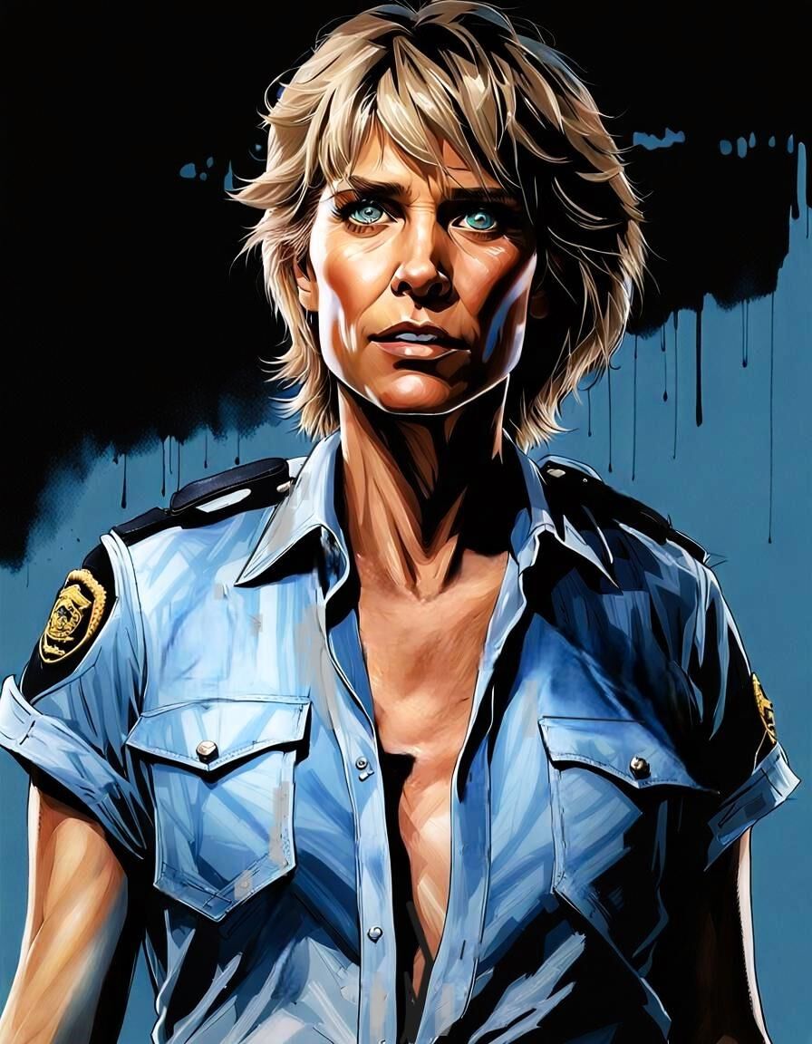 AI .... 警察官 ... 婦警 ... 警察官 1