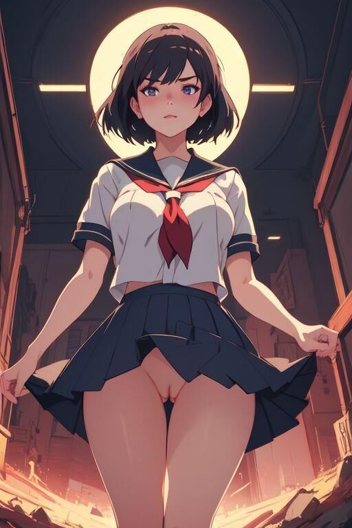 Minha criação de IA: Dias escolares perdidos (Hentai) 01