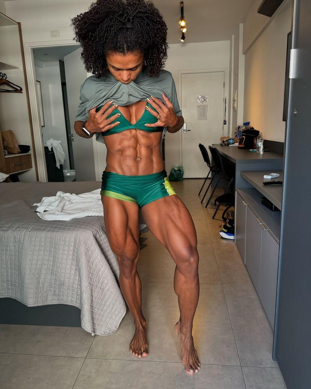 Ebony Female Muscle