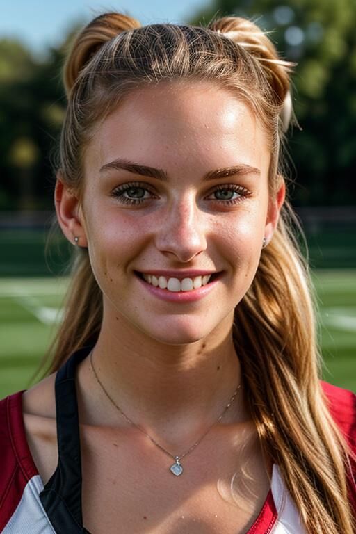 KI generiert – Mädchen des Sports