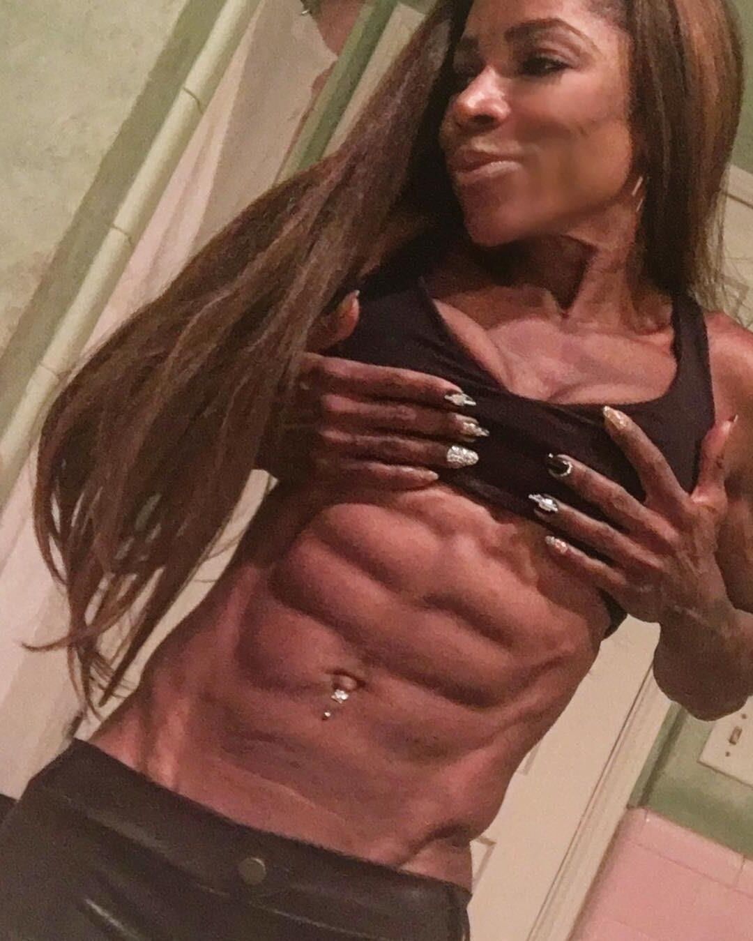 Ebony Female Muscle