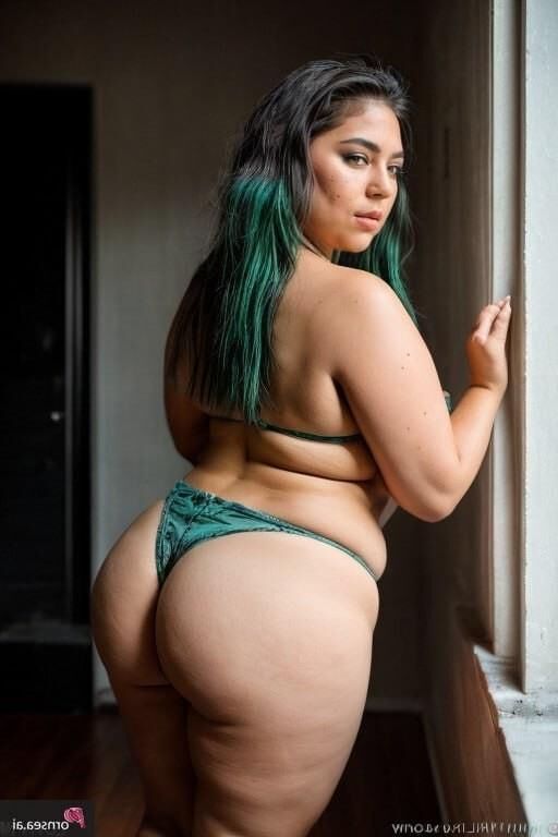 BBW Green hair