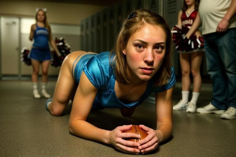 KI generiert – Mädchen des Sports