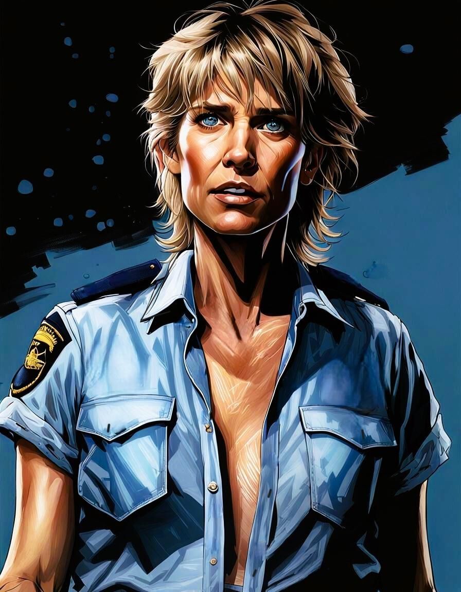 AI .... 警察官 ... 婦警 ... 警察官 1