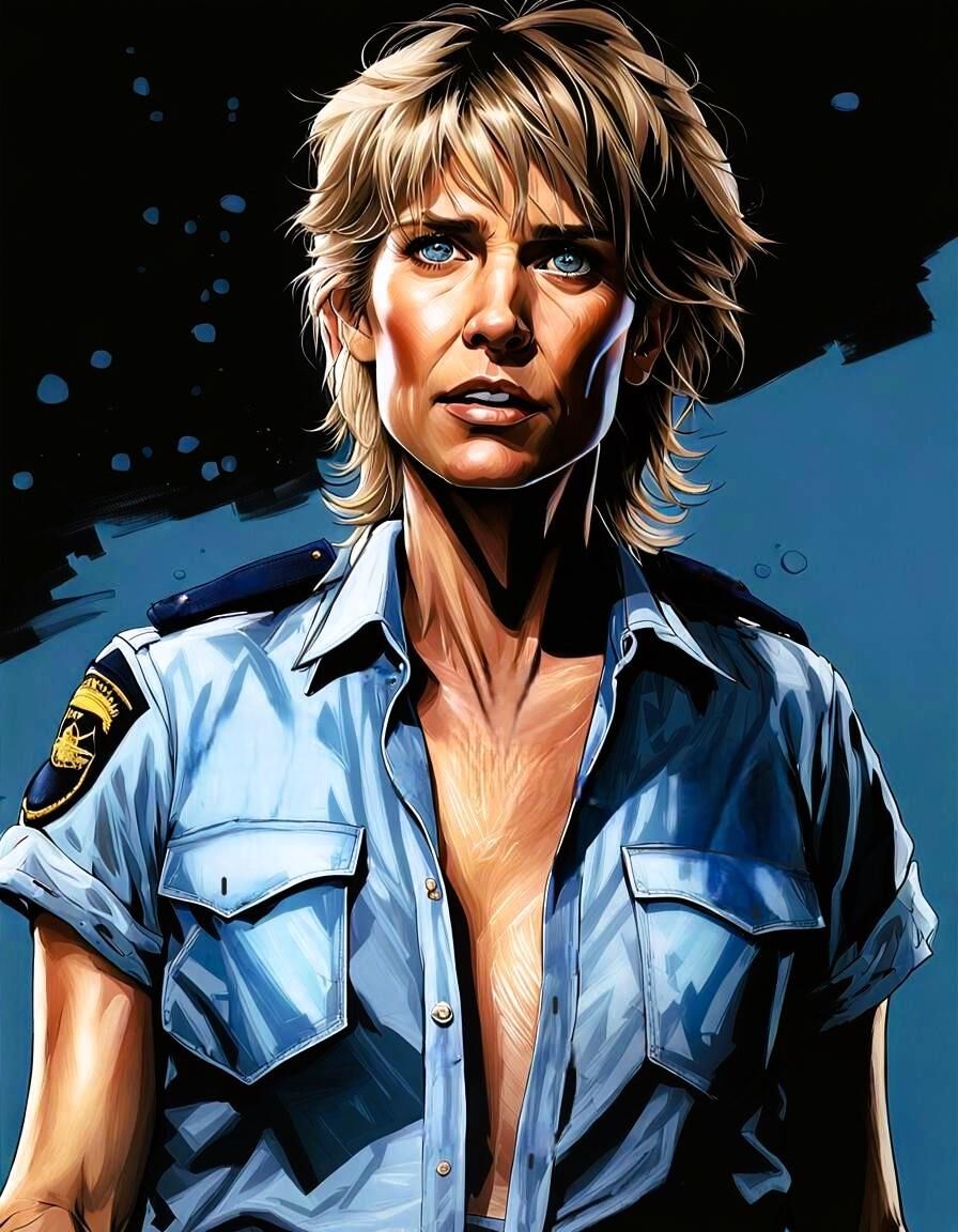 AI .... 警察官 ... 婦警 ... 警察官 1
