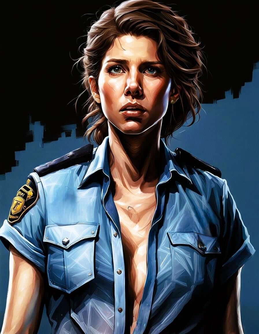 AI .... 警察官 ... 婦警 ... 警察官 1