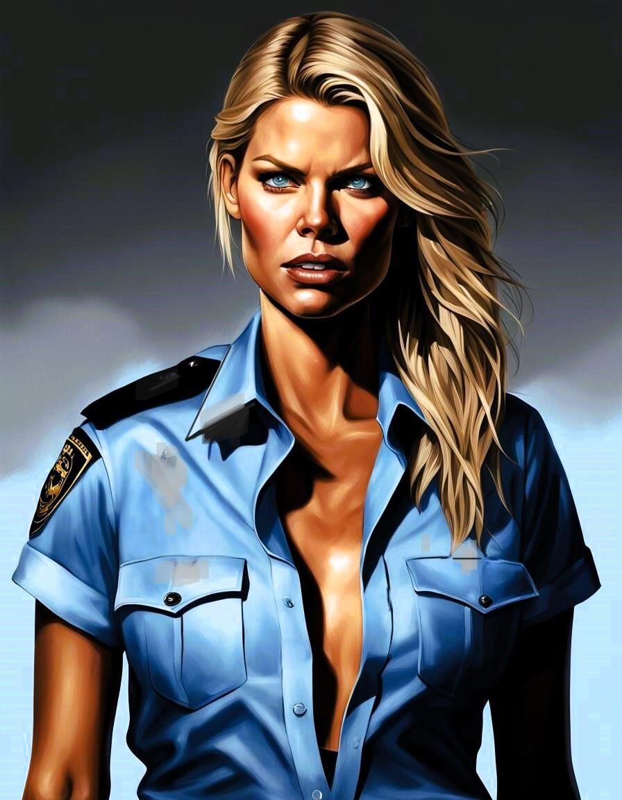 AI .... 警察官 ... 婦警 ... 警察官 1