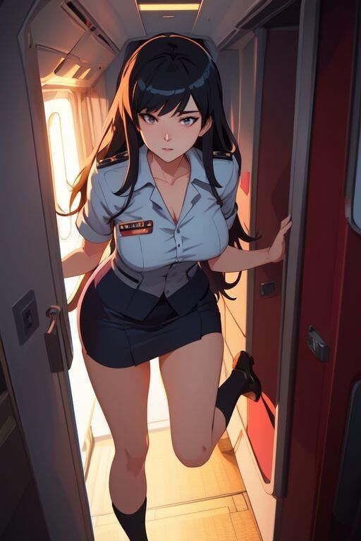 My AI creation: Stewardesses (Hentai) 01