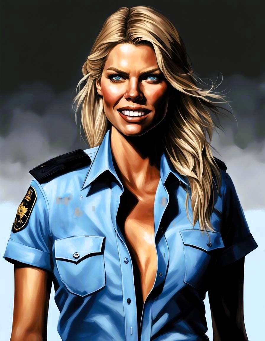 AI .... 警察官 ... 婦警 ... 警察官 1